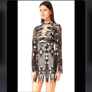 FREE PEOPLE NWT DECO LACE MINI DRESS RARE 🔥🔥
